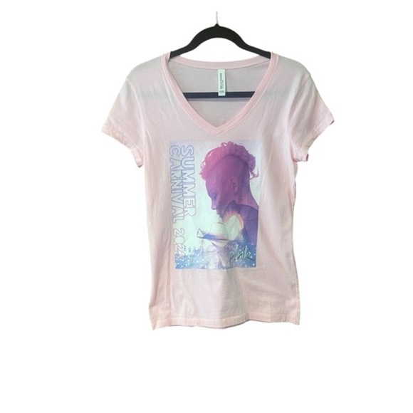 Bella Canvas Pink Graphic Tee - Summer Carnival 2023 - Picture 1 of 5